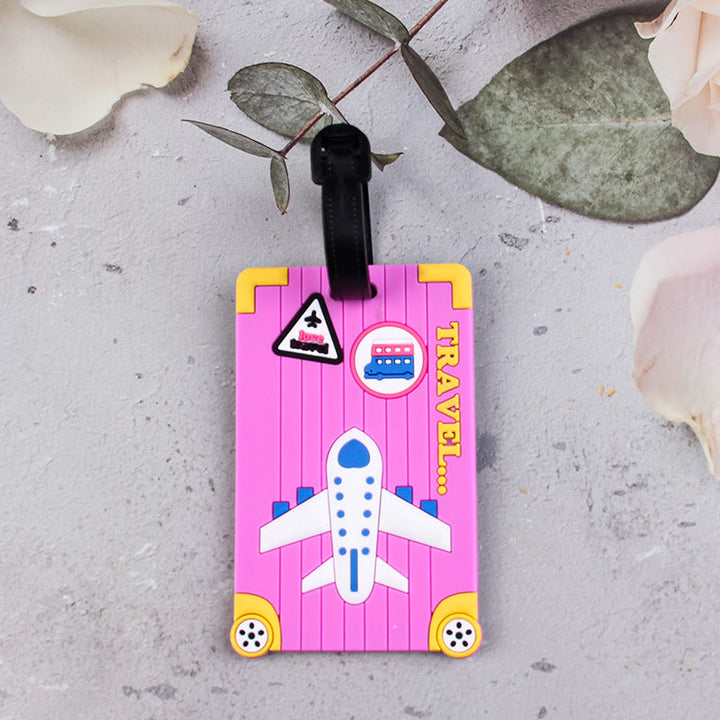Fun Airplane-Themed Luggage Tag Kalsten