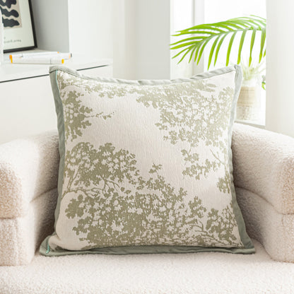Embroidered Flower Pillow