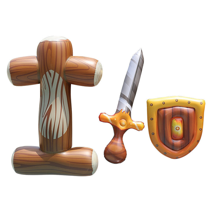 Women Inflatable Toy Sword and Shield Set Kalsten
