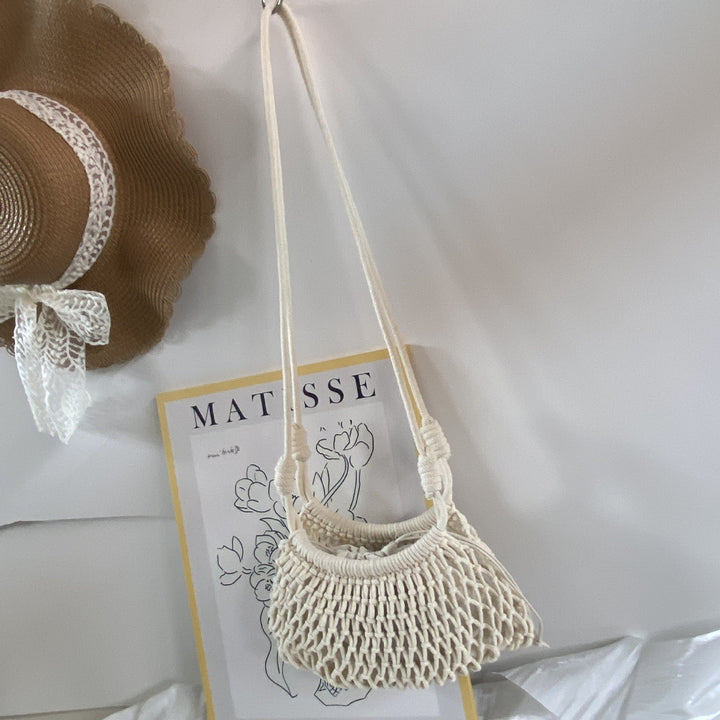 Hand-knotted Macrame Shoulder Bag Kalsten