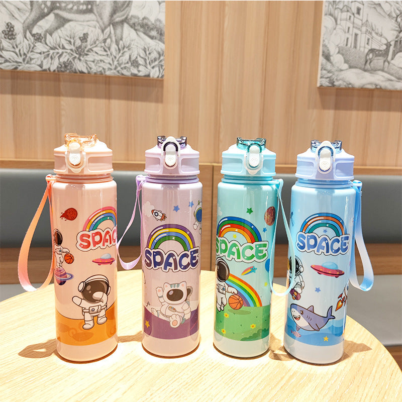 Ladies Fantasy Water Bottle with Practical Carry Strap Kalsten