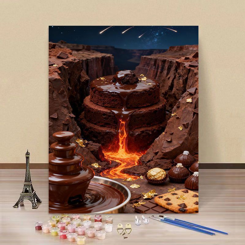 Fantasy Landscape DIY Paint by Numbers Art Kit Kalsten
