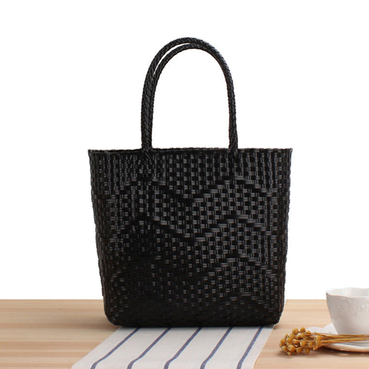 Braided shopping bag with structured design Kalsten