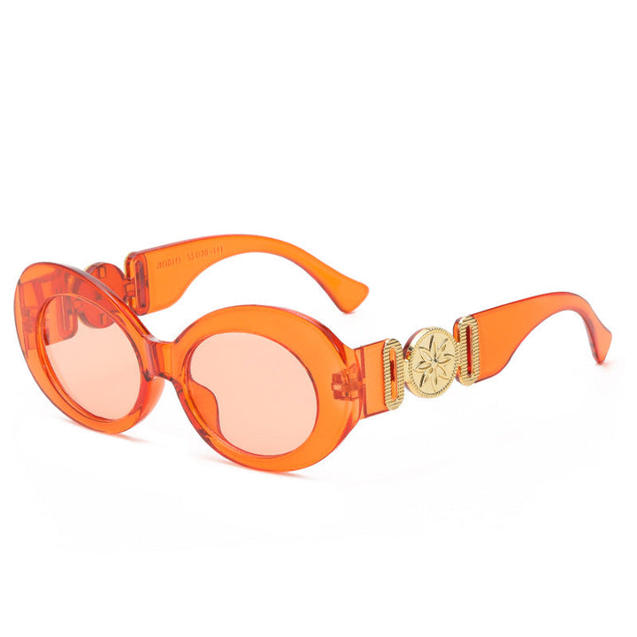 Ladies fashionable sunglasses with striking golden accents Kalsten