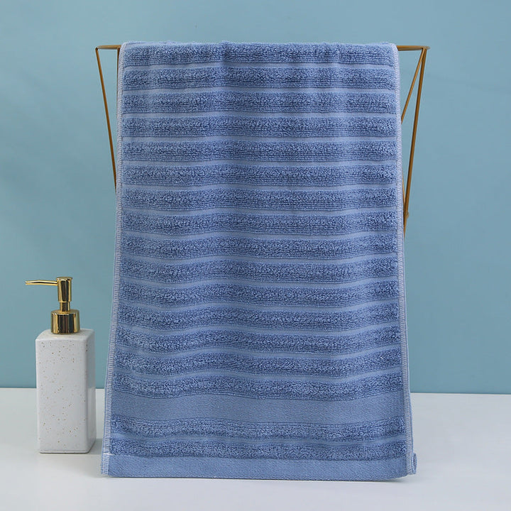 High-quality terry towel with decorative striped pattern Kalsten