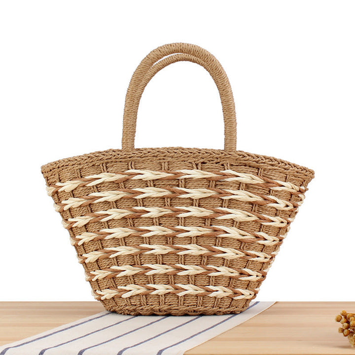 Braided shopping and beach bag Kalsten