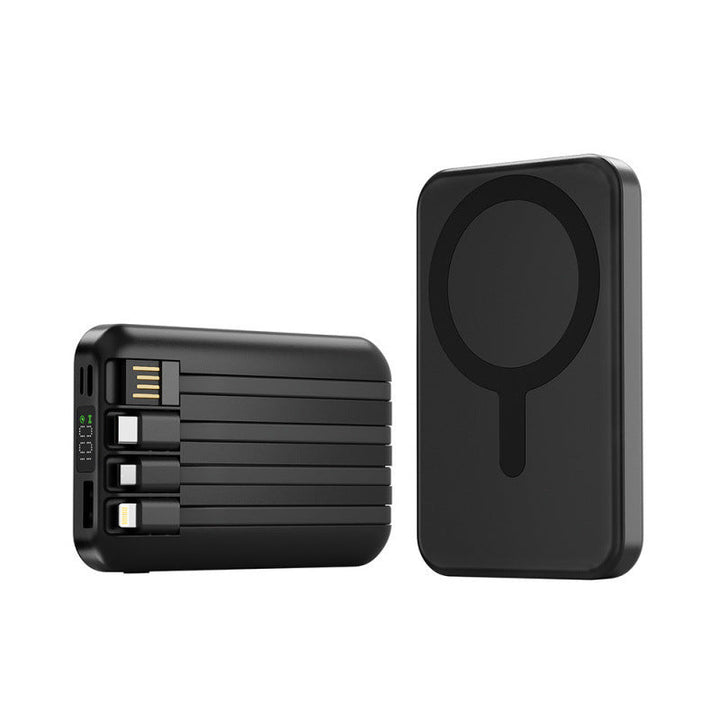 Portable power bank with integrated cable speaker and fast charging function Kalsten