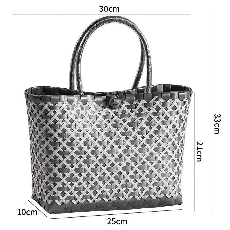 Stylish Woven Beach Tote Kalsten