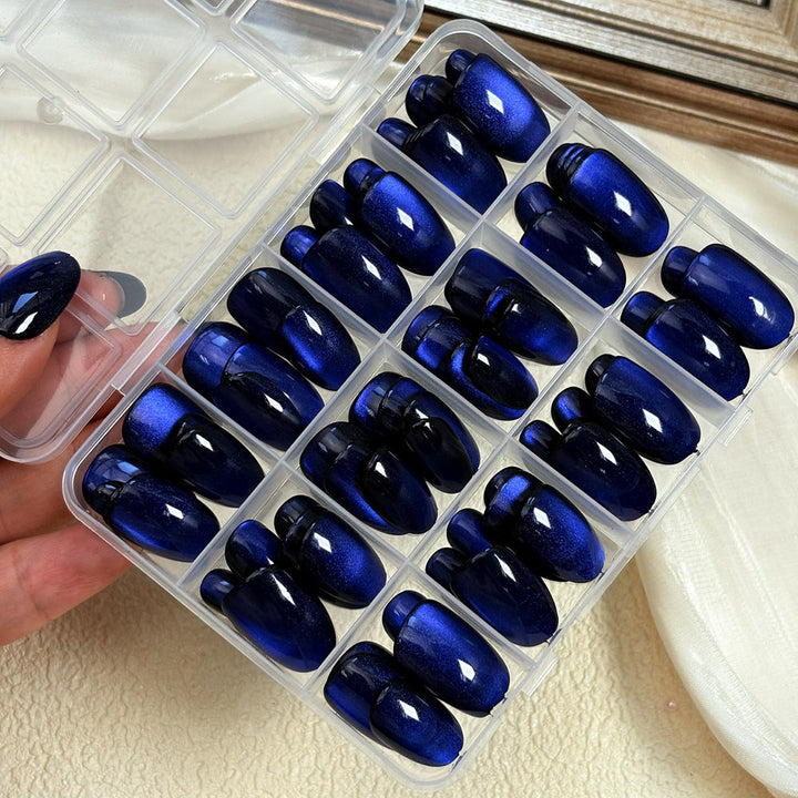 Glossy Stiletto-Shaped Press-On Nail Set Kalsten