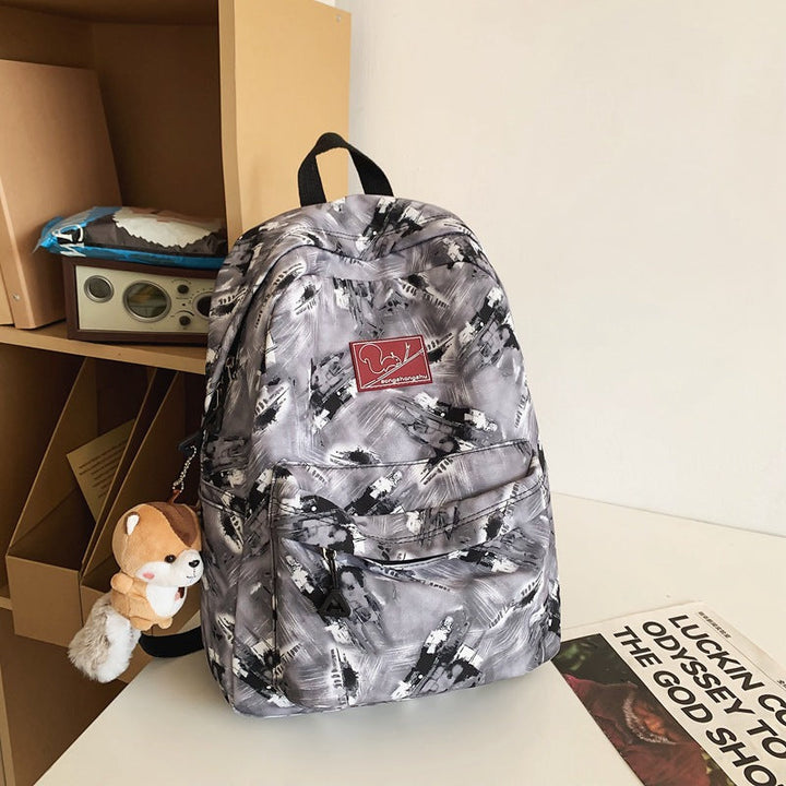 Abstract Print Multi-Functional School Backpack