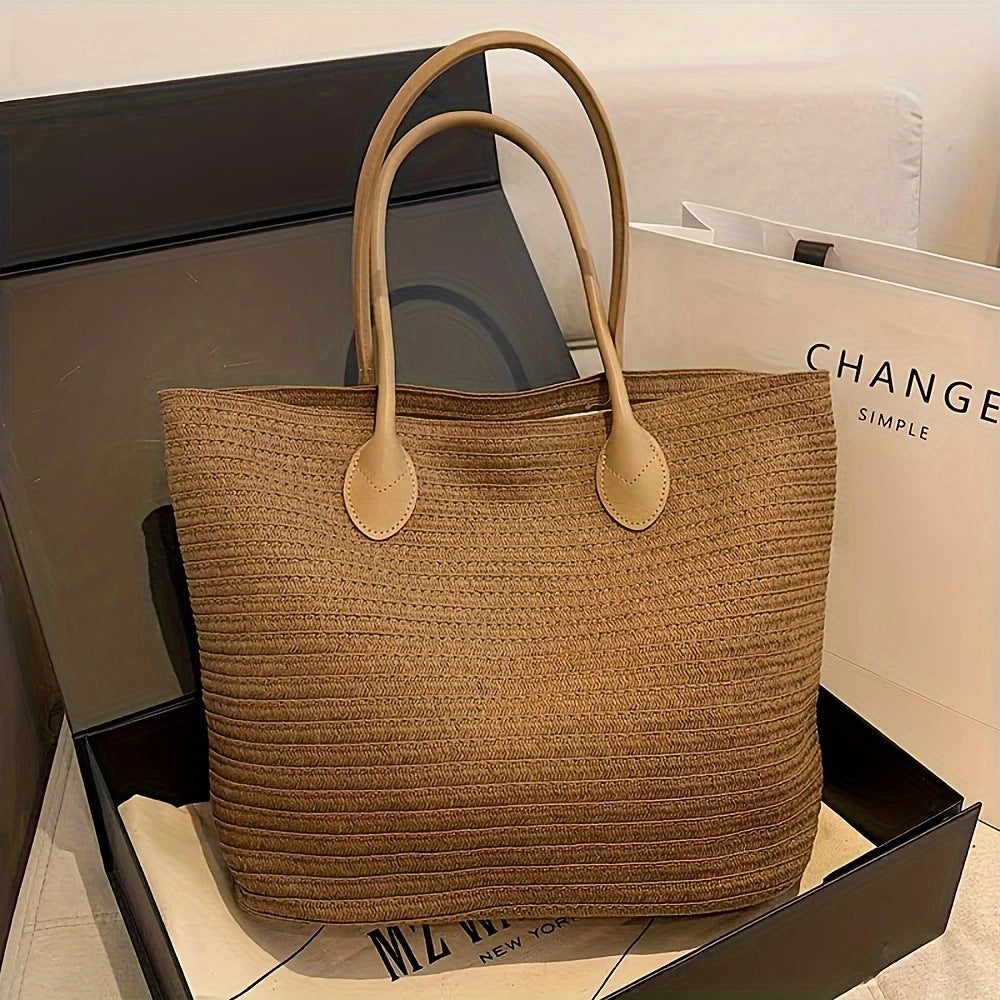 Handbag Made of Textured Natural Material Kalsten