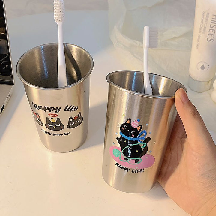 Stainless Steel Toothbrush Holder with Playful Animal Design Kalsten