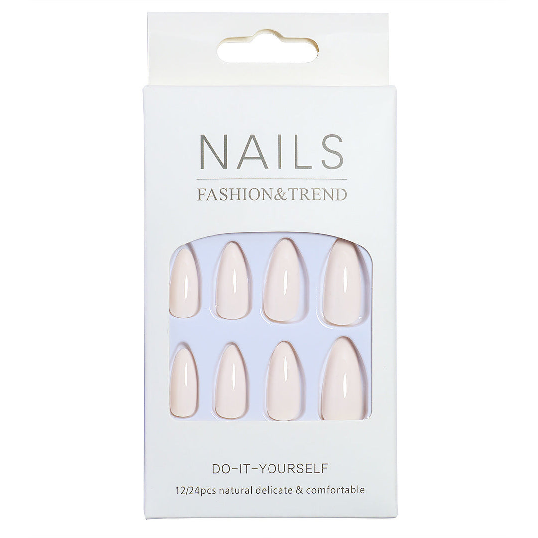 Natural Finish Press-On Nail Set Kalsten