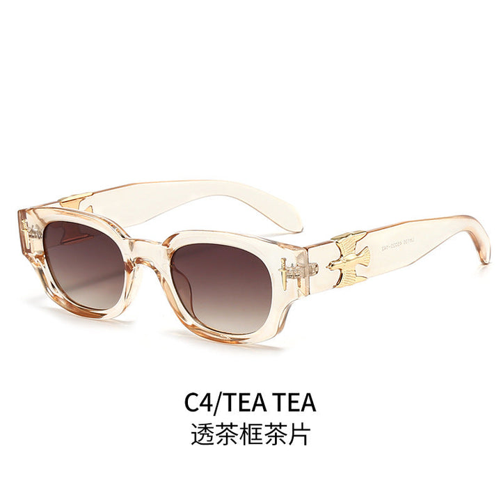 Women's fashionable sunglasses in exclusive tortoiseshell design with elegant metallic accents Kalsten