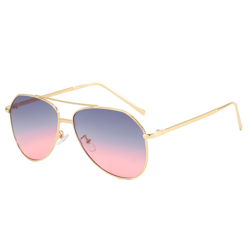 Ladies trendy aviator sunglasses with subtle gradient Kalsten