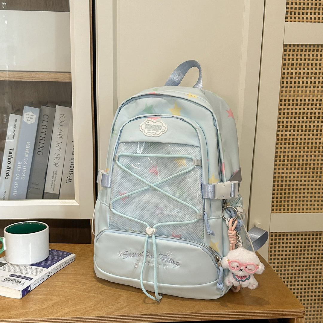 Stylish Star-Embellished Backpack Kalsten