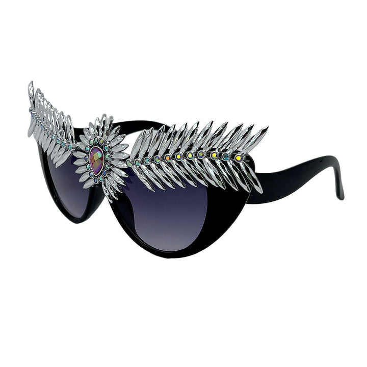 Women's extravagant statement sunglasses with unique jeweled frame Kalsten