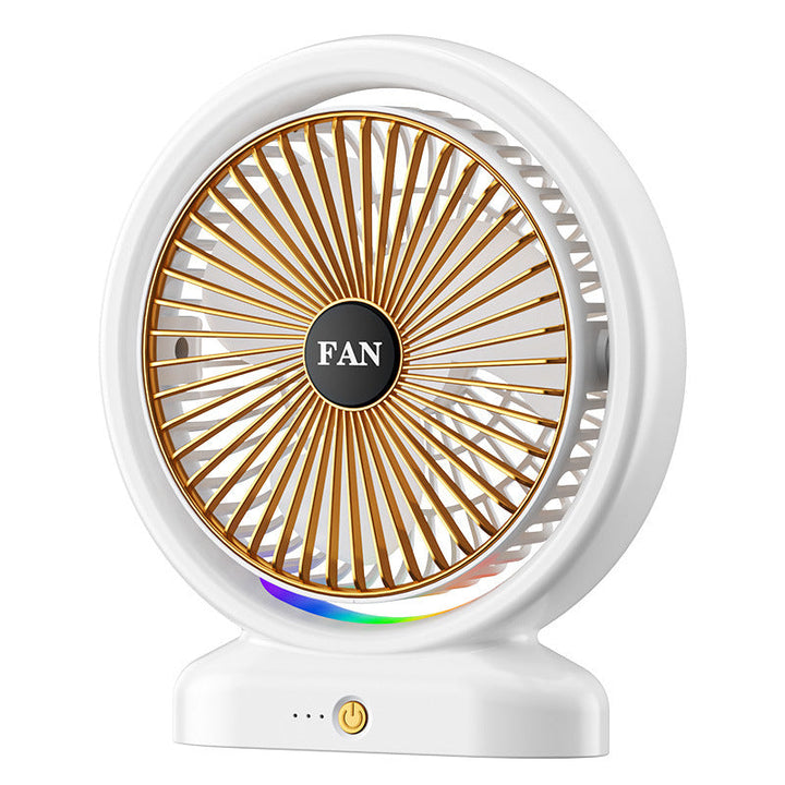 Unisex Portable Air Circulation Fan with LED Ambient Lighting Kalsten