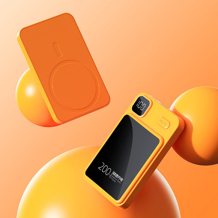 Portable power bank with inductive charging technology and digital display Kalsten