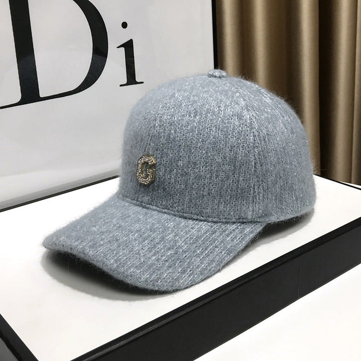 Women's Elegant Textured Fleece Baseball Cap Kalsten