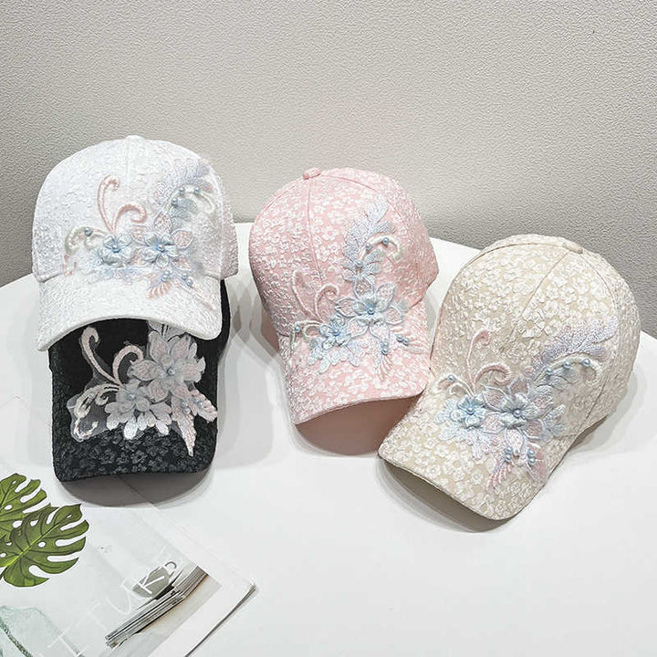 Women's Embroidered Lace Baseball Cap Kalsten