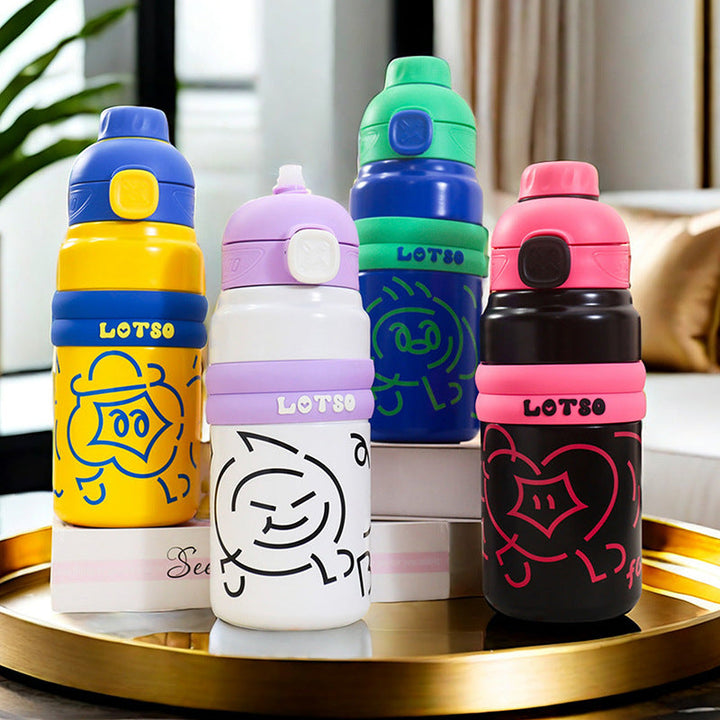 Ladies Insulated Drinking Bottle with Fun Character Design Kalsten