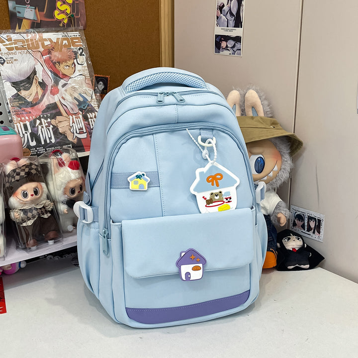 Fun-Themed Cartoon School Backpack