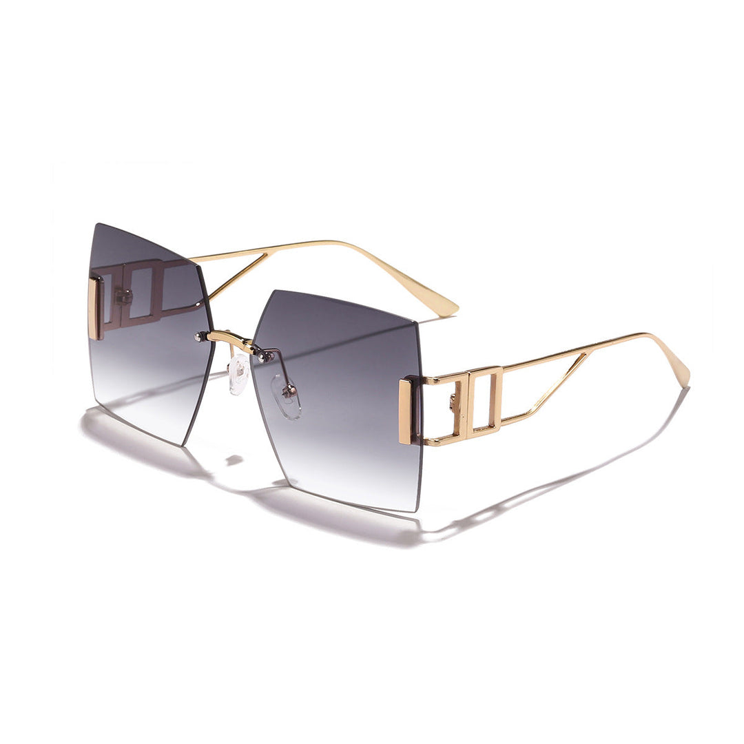 Women's square sunglasses with luxurious metal frame Kalsten