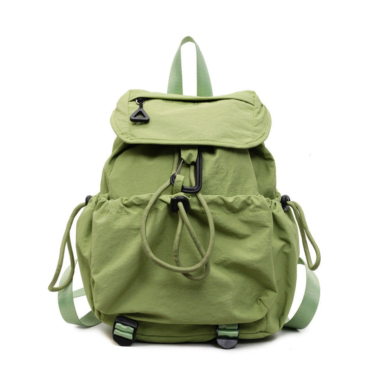 Leisure backpack with elastic drawstring and practical side pockets Kalsten