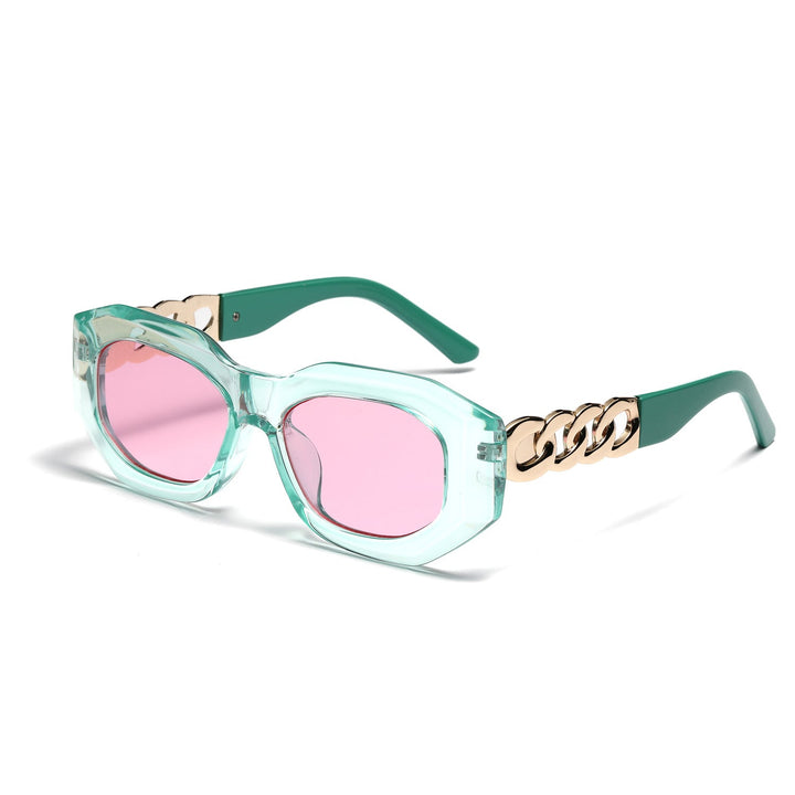 Ladies fashionable sunglasses with luxurious chain frame Kalsten