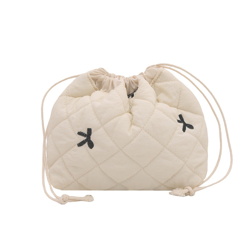 Quilted Drawstring Pouch Kalsten