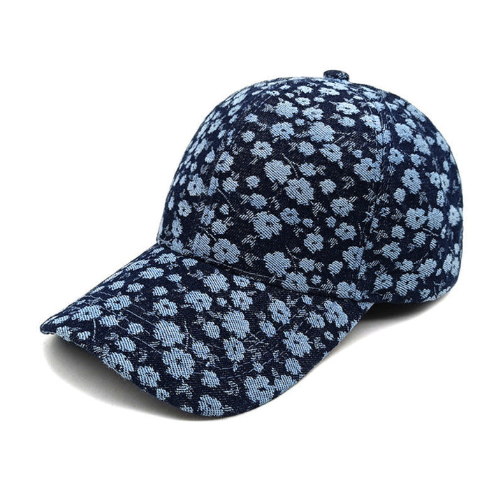 Women's Floral Textured Cotton Baseball Cap Kalsten
