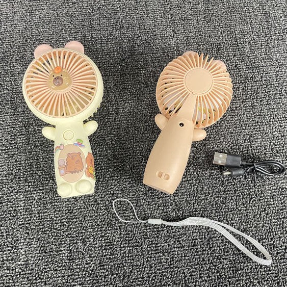 Unisex Portable Hand Fan in Playful Bear Design Kalsten
