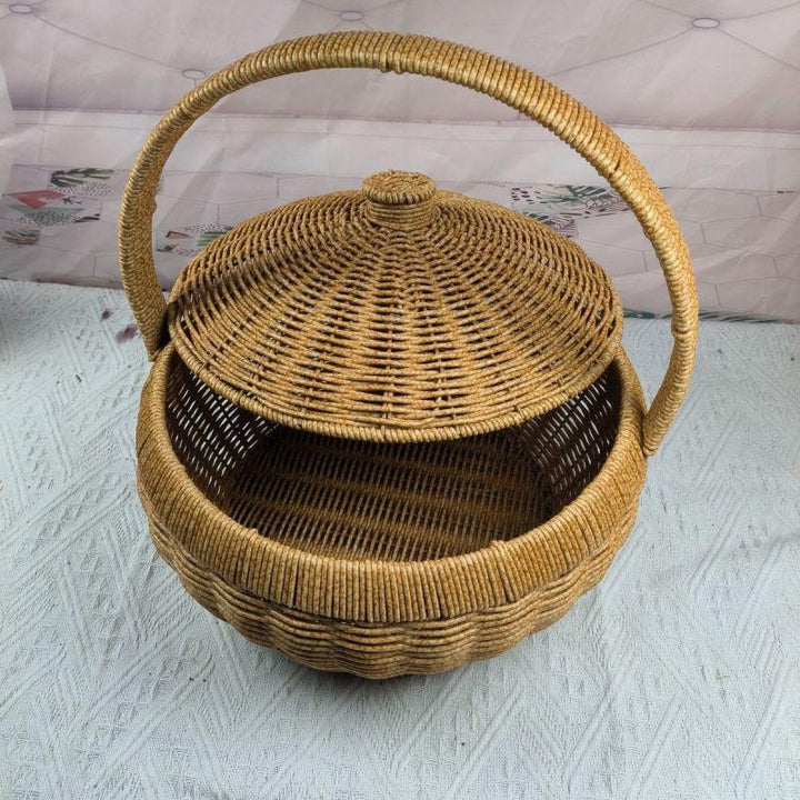 Ornamental Woven Storage Basket Kalsten