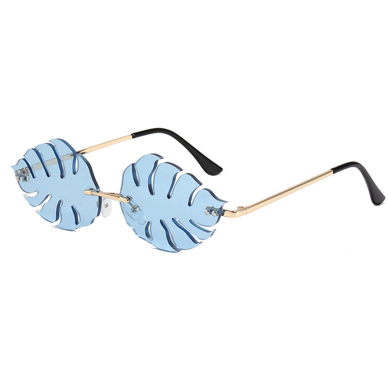 Ladies fashionable sunglasses with striking leaf design Kalsten
