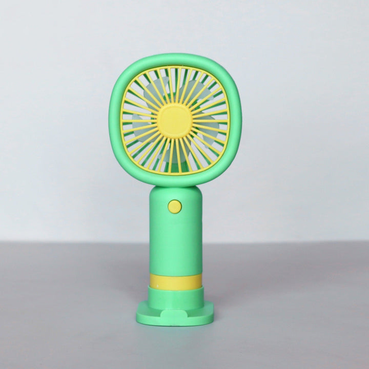 Unisex Handheld Fan with ergonomic design and practical stand function Kalsten