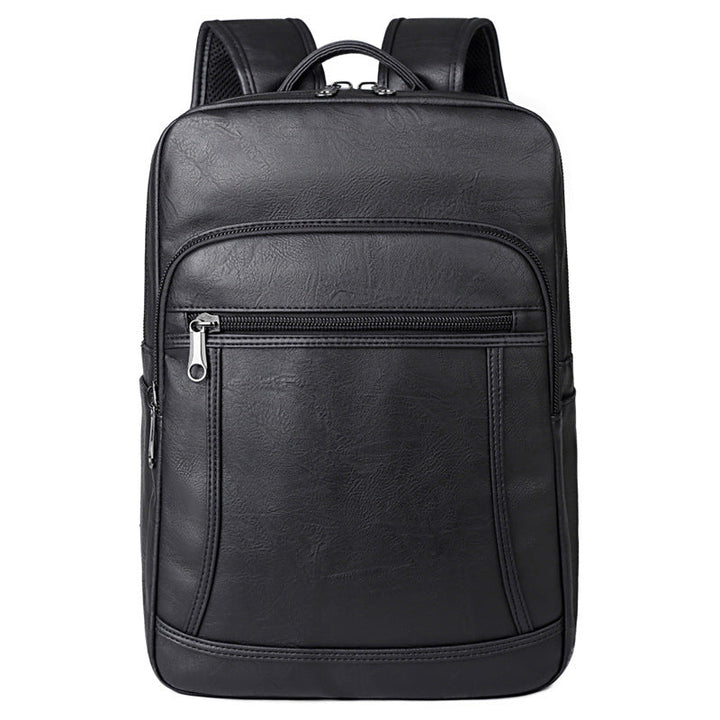 Elegant Backpack Made of Faux Leather with Multiple Compartments Kalsten
