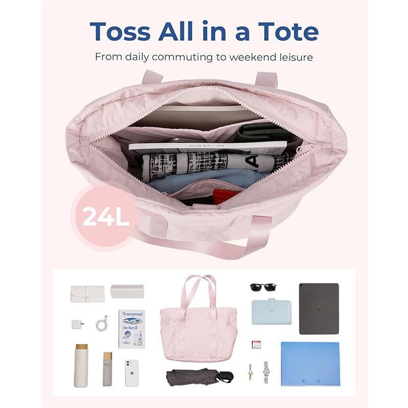 Spacious tote bag with innovative interior organization Kalsten