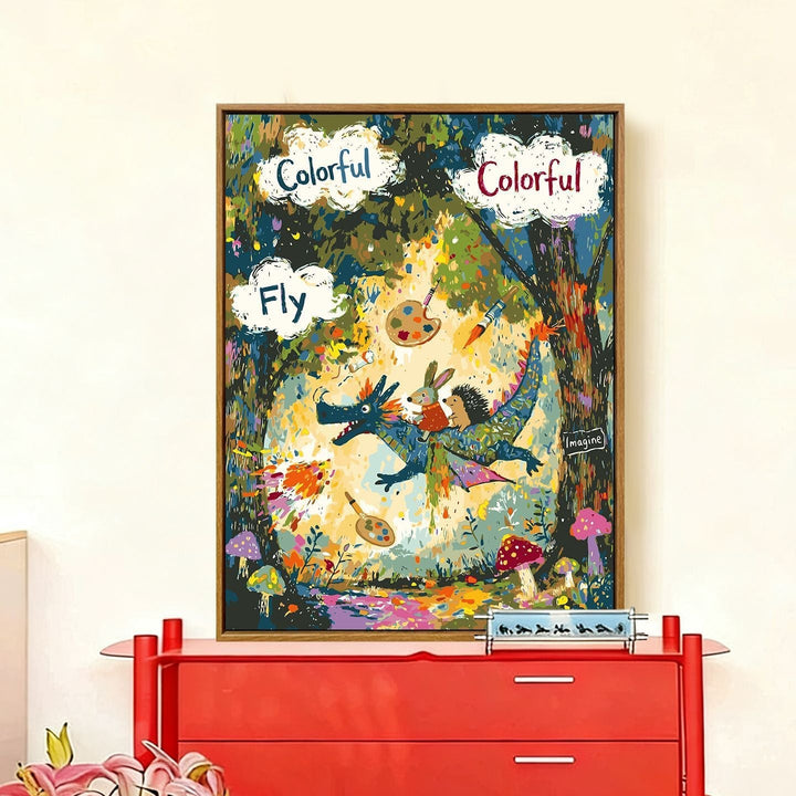 Whimsical Holiday-Themed Wall Art Kalsten