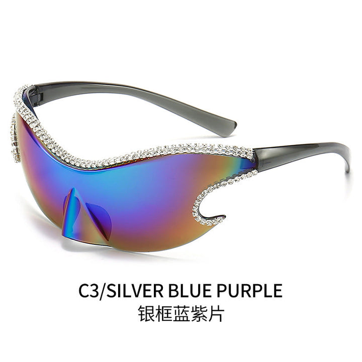 Women's glamorous sunglasses with sparkling rhinestone embellishment Kalsten