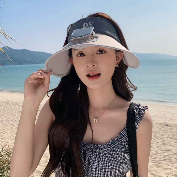 Adjustable sun visor with extra wide brim and breathable headband Kalsten