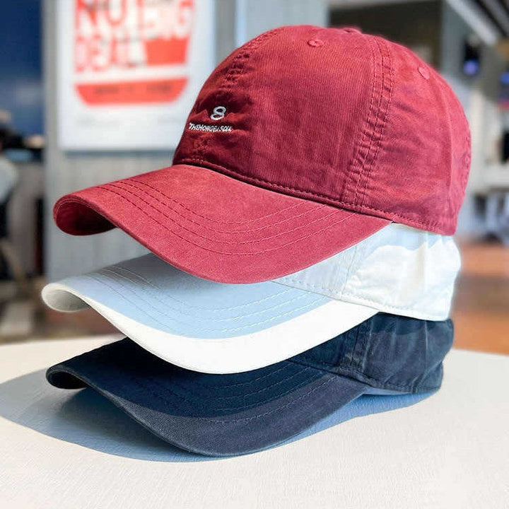 Men's Distressed Cotton Baseball Cap Kalsten