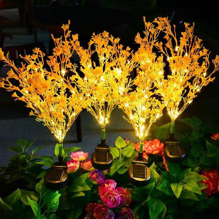 LED Illuminated Realistic Wheat Grass Garden Stake Lights Decorative Landscape Clusters Kalsten