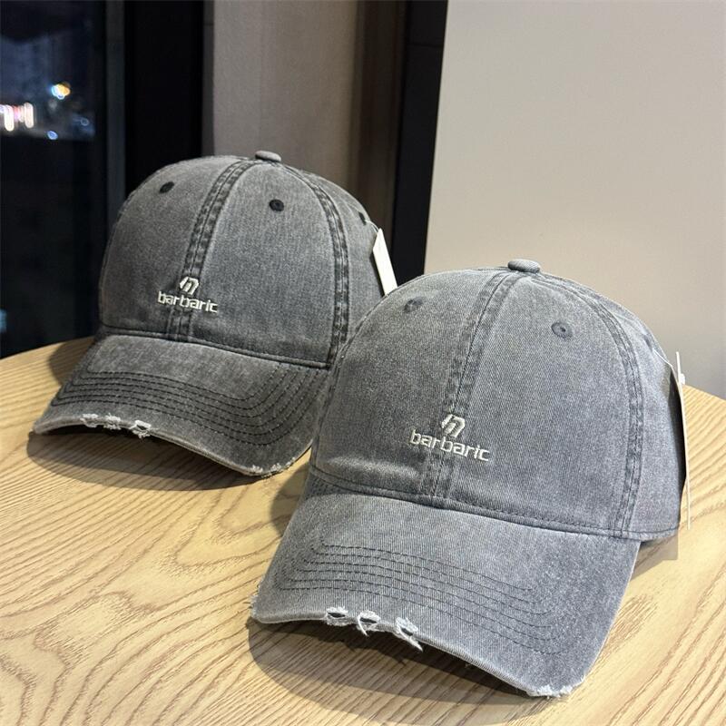 Men's Distressed Cotton Twill Baseball Cap Kalsten