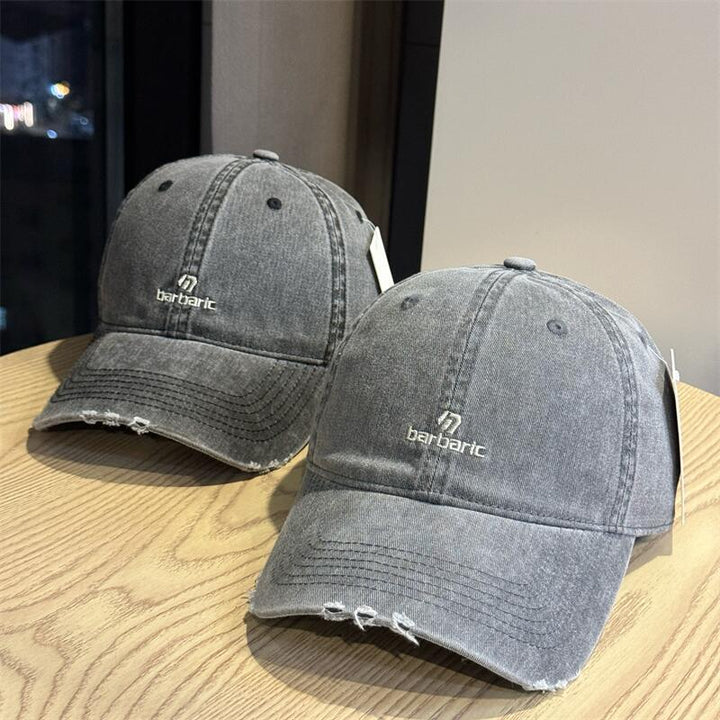 Men's Distressed Cotton Twill Baseball Cap Kalsten