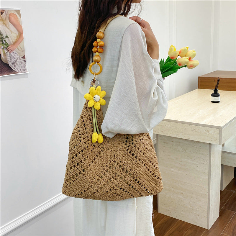 Crochet Decorative Tote Bag Kalsten