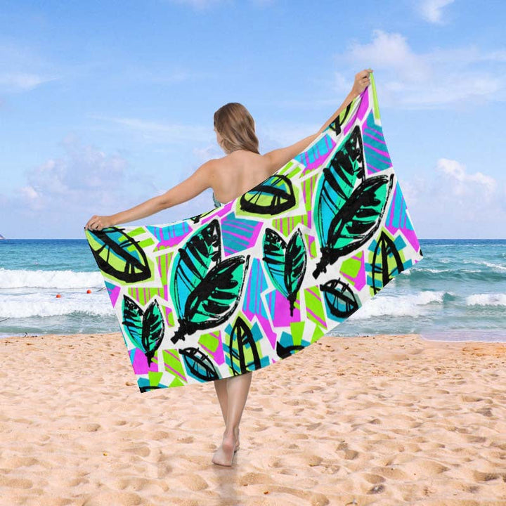 Beach towel in creative wave pattern Kalsten