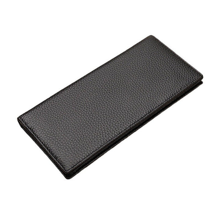 Textured Leather Long Wallet kalsten