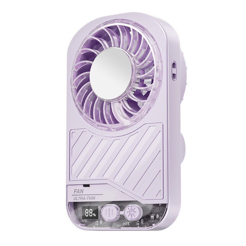 Unisex Ultra-Thin Rechargeable Handheld Fan Kalsten