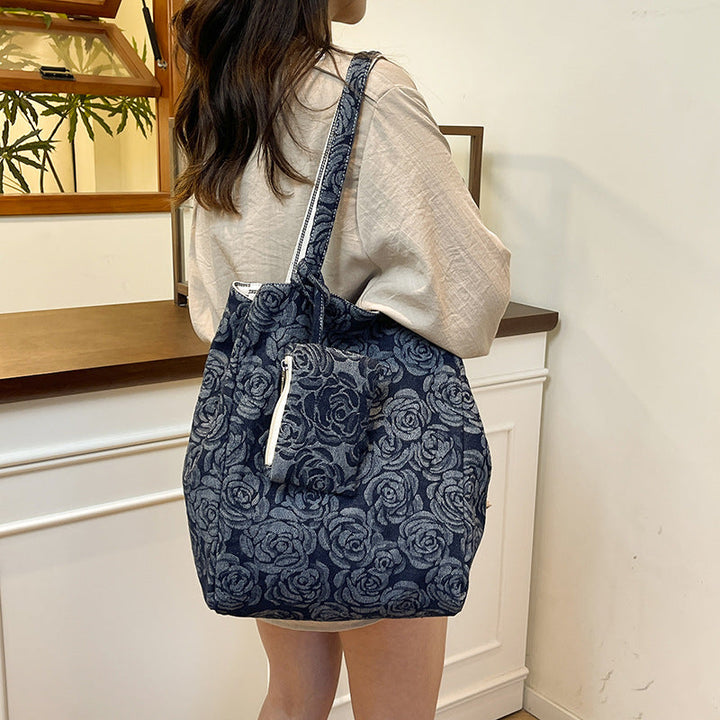 Large shopping bag with floral design Kalsten